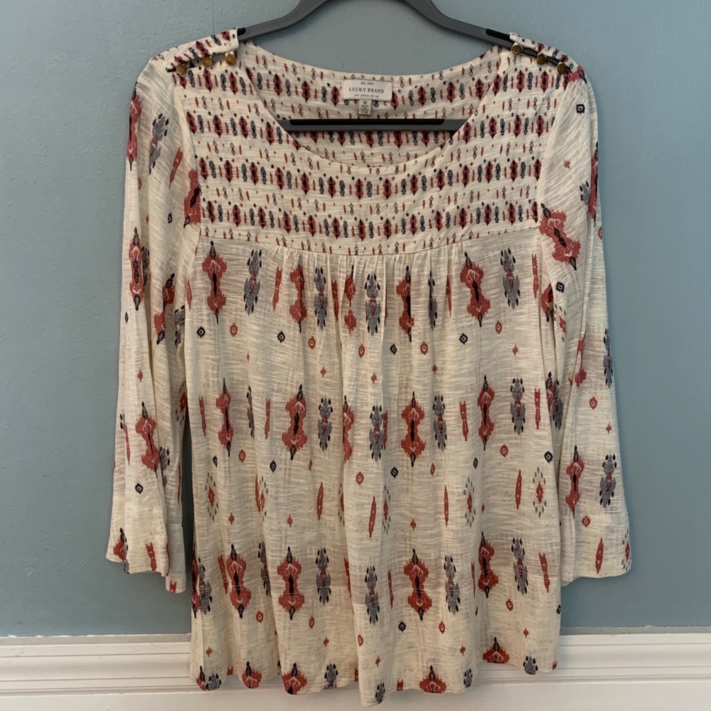 Lucky Brand peasant top